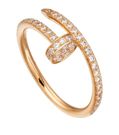 cartier just en clou earrings|juste un clou ring diamond.